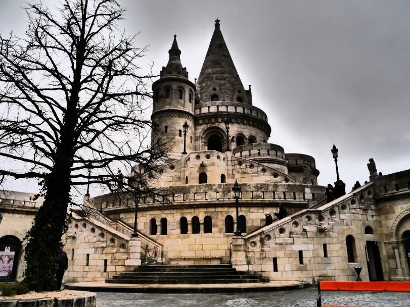 The Fisherman's Bastion, which is a short walk from the Buda Castle!